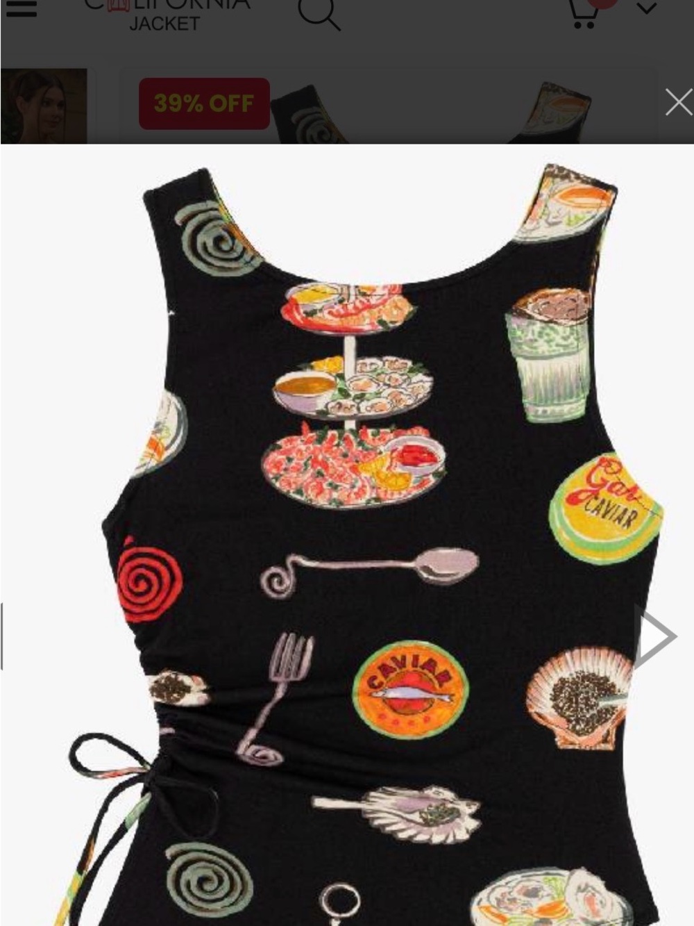 LISA SAYS GAH The Bold and the Beautiful Laneya Grace Printed Tank Top NWT - Picture 2 of 3